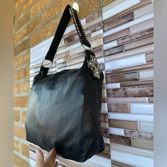 Leather rock usa black leather bag - Picture 4 of 17